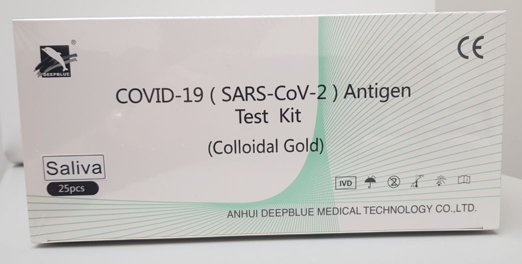COVID-19 (SARS-CoV-2) Antigentestkit (kolloidales Gold), Speichel